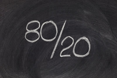 Less for More: The 80/20 Principle