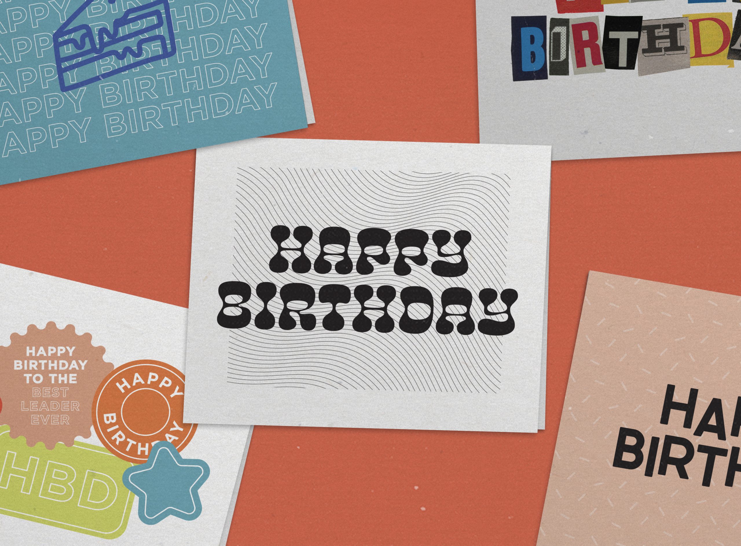 Small Group Leader Birthday Cards
