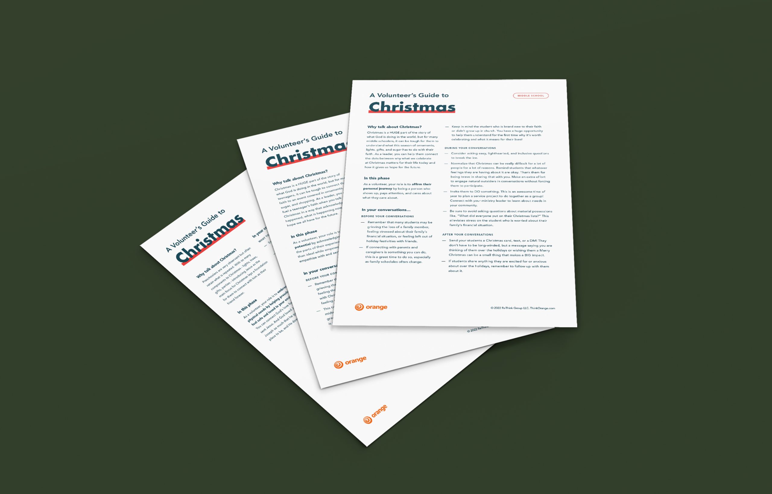 A Volunteer’s Guide to Christmas – Kids and Student Bundle