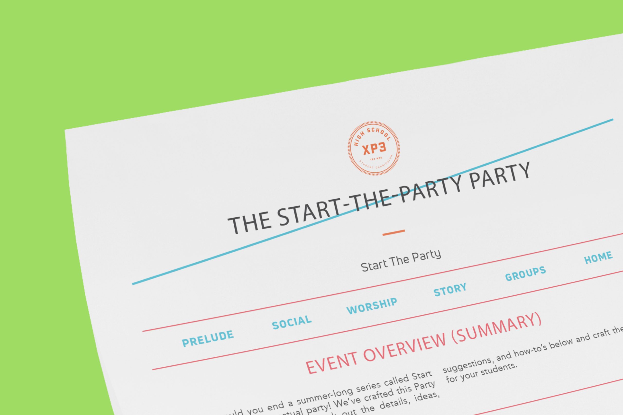 Start The Party Event Kit for Student Ministry