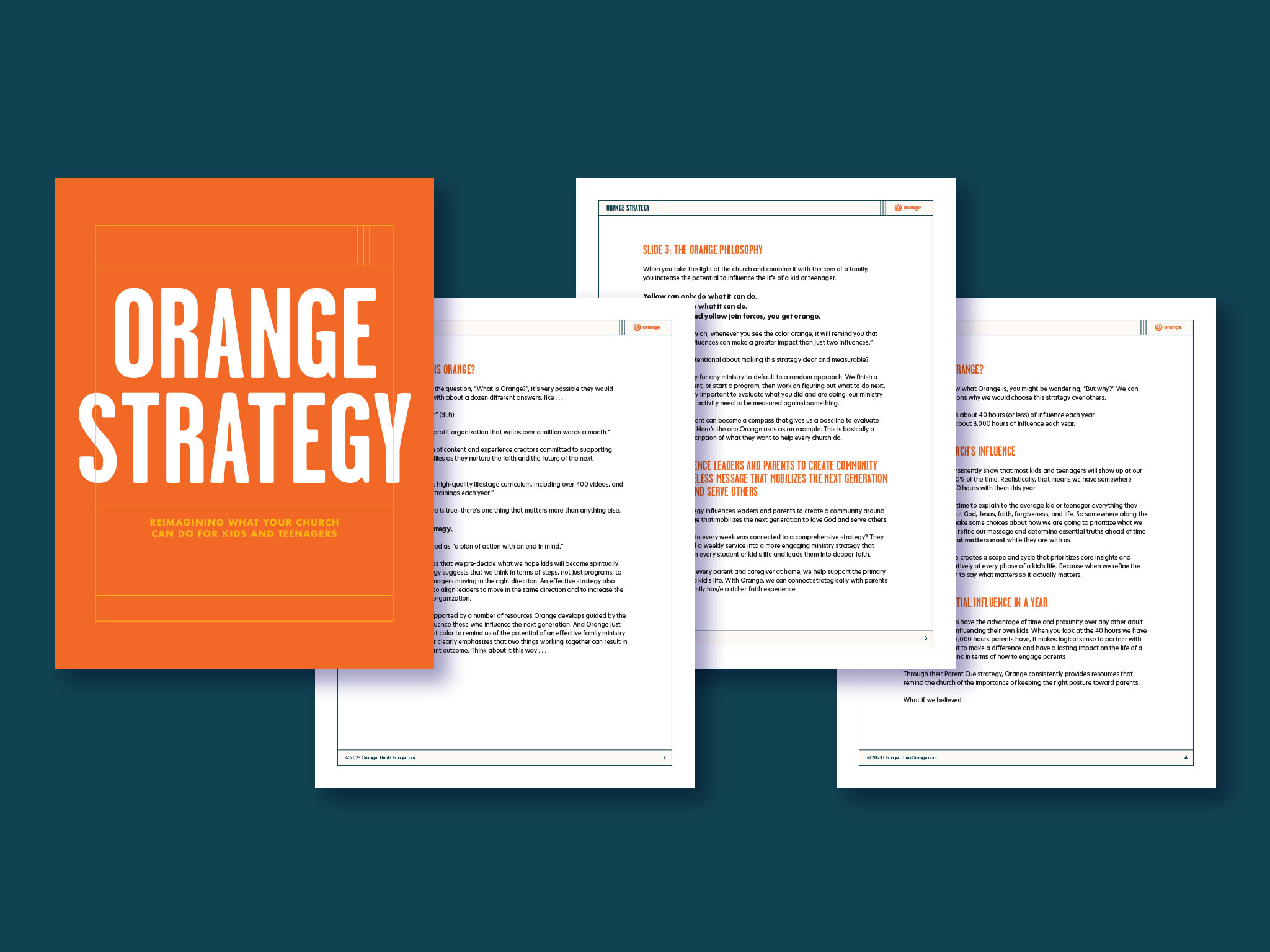 Orange Strategy Presentation and Slide Deck