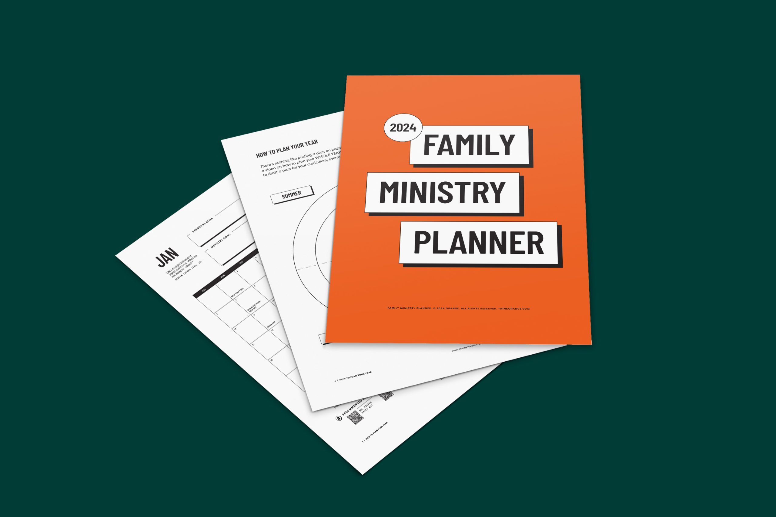 2024 Family Ministry Planner - Orange Leaders