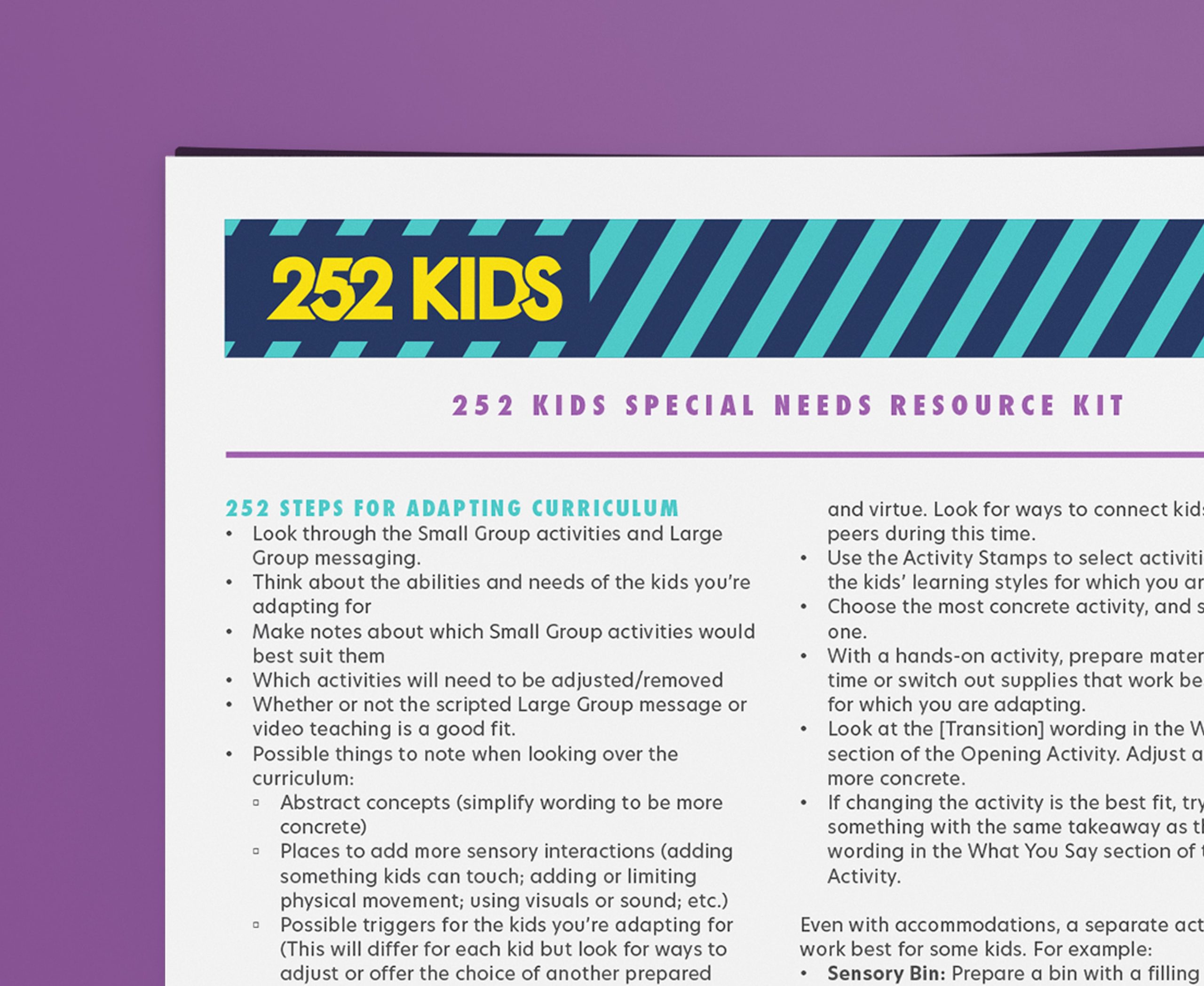 Special Needs Resource Kit for Kids Ministry